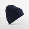 Czapka zimowa z wełną Wool Blend Beanie - B388:Navy Marl, 64% polyester / 26% wool / 6% acrylic / 4% elastane, One Size